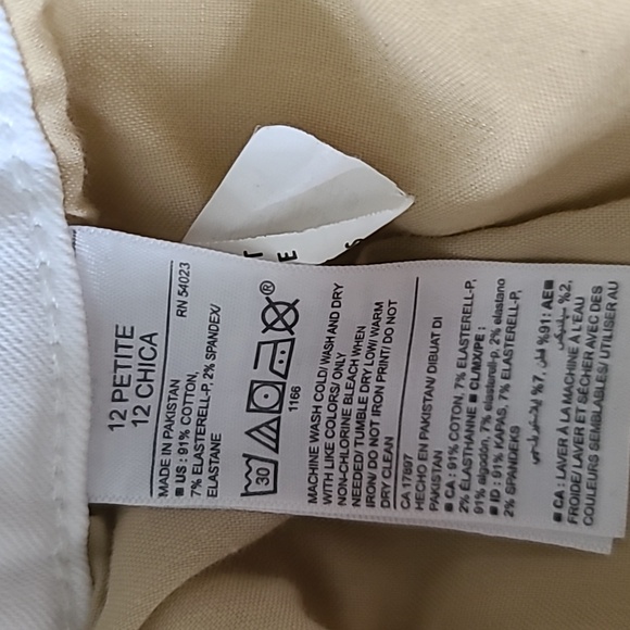 Off-white Old Navy rockstar midrise skinny jeans in 12 petite - Picture 6 of 7